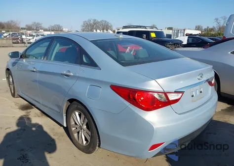 2014 Hyundai Sonata Gls z USA, uszkodzony, nr VIN 5NPEB4AC8EH821163